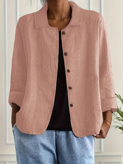 Hanna | Lichte dames casual jas met knoopsluiting