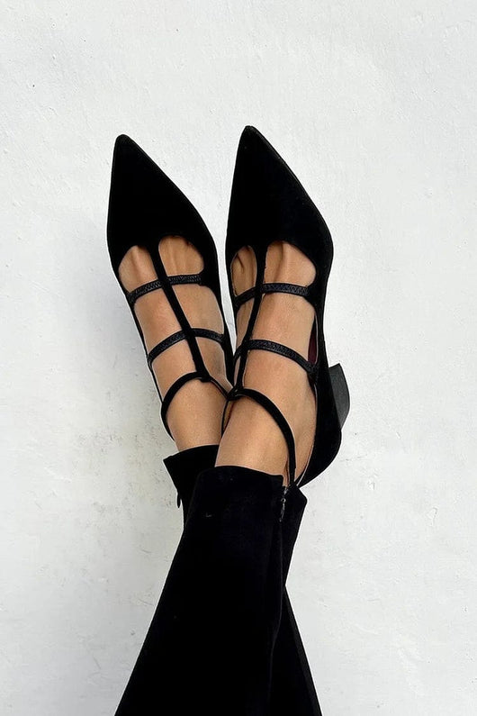 Giada kitten heels met spitse neus