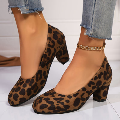 Vayda pumps met blokhak