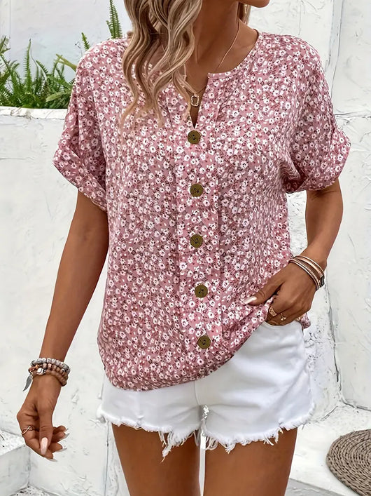 Verna blouse met bloemenprint