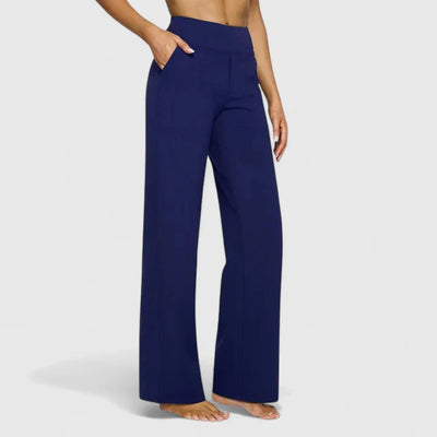 Nadine | Wijde dames loungebroek met elastische band