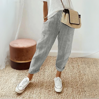 Lore comfortabele dames broek met elastische band