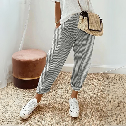 Lore comfortabele dames broek met elastische band