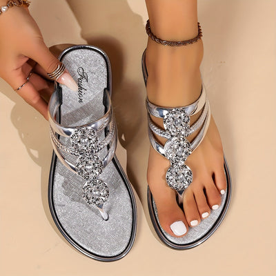 Eloira glamoureuze platte sandalen