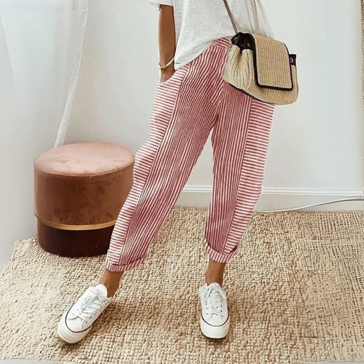 Lore comfortabele dames broek met elastische band
