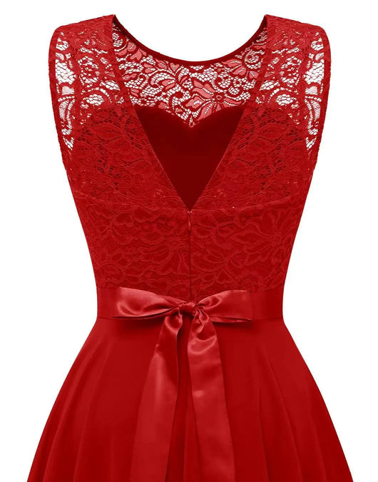 Marie | Dames high-low jurk voor bruiloftsgasten