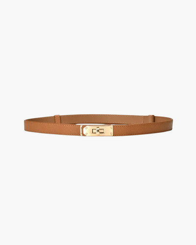 Smalle leren riem