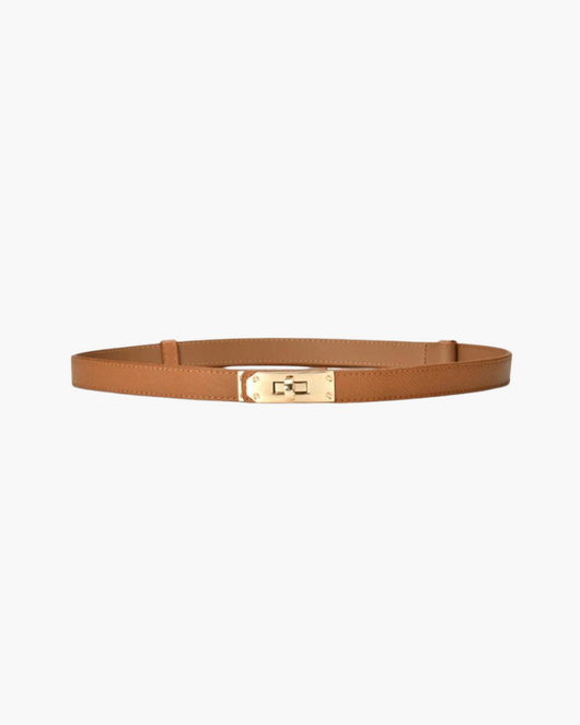 Smalle leren riem