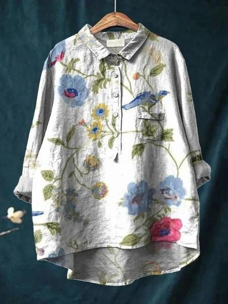 Monette bloemenblouse
