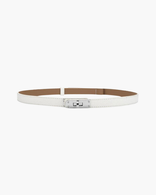 Smalle leren riem