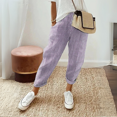 Lore comfortabele dames broek met elastische band
