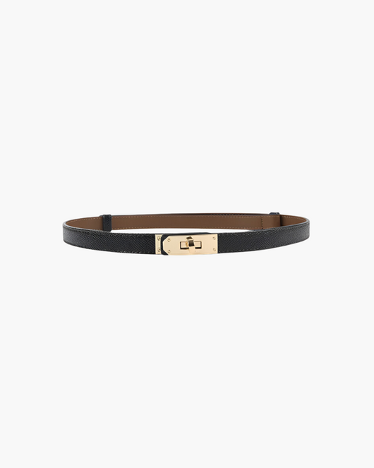Smalle leren riem