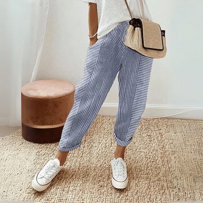 Lore comfortabele dames broek met elastische band