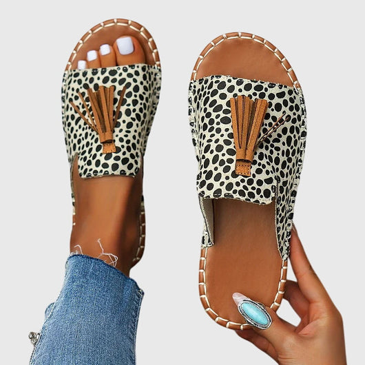 Lorraine comfortabele platte sandalen