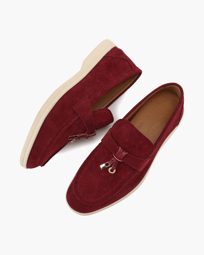 Suède lady loafers