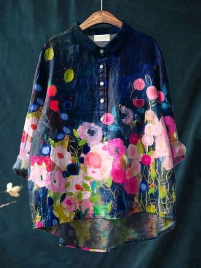 Monette bloemenblouse