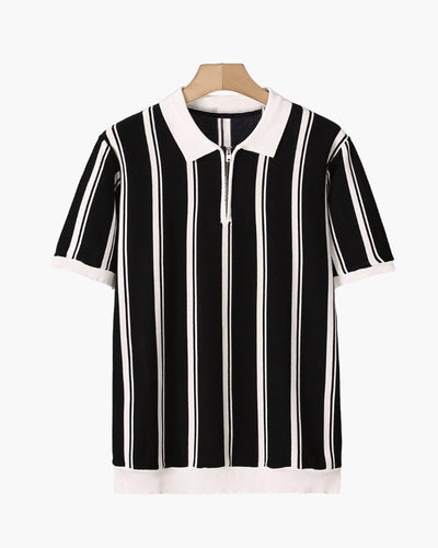 Modena polo met halve rits