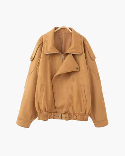 Vintage jas in suèdelook