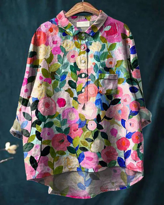 Monette bloemenblouse
