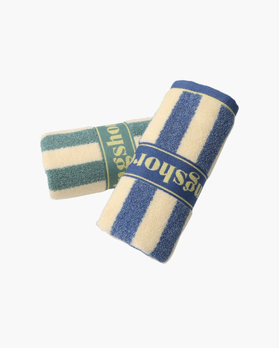 Gestreepte handdoek