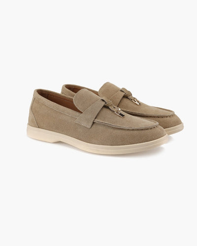 Suède lady loafers