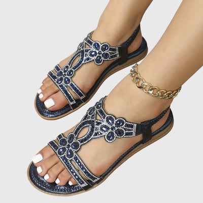 Blessy sandalen met hielbandje