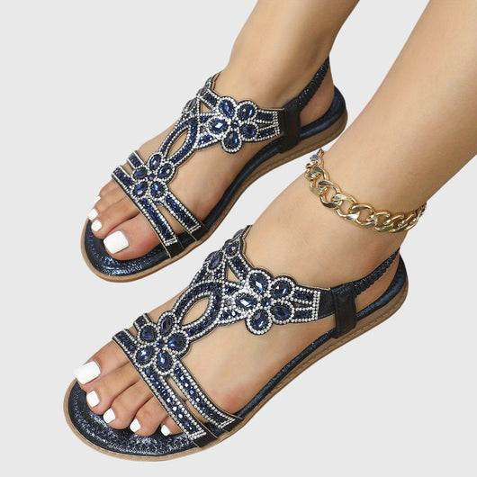Blessy sandalen met hielbandje