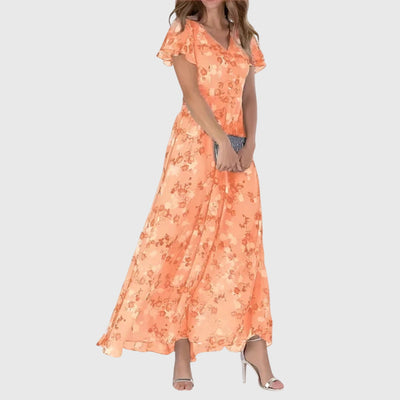 Lola | Flatteuze wikkel midi-jurk