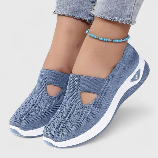 Regine | Ademende dames instapsneakers van mesh