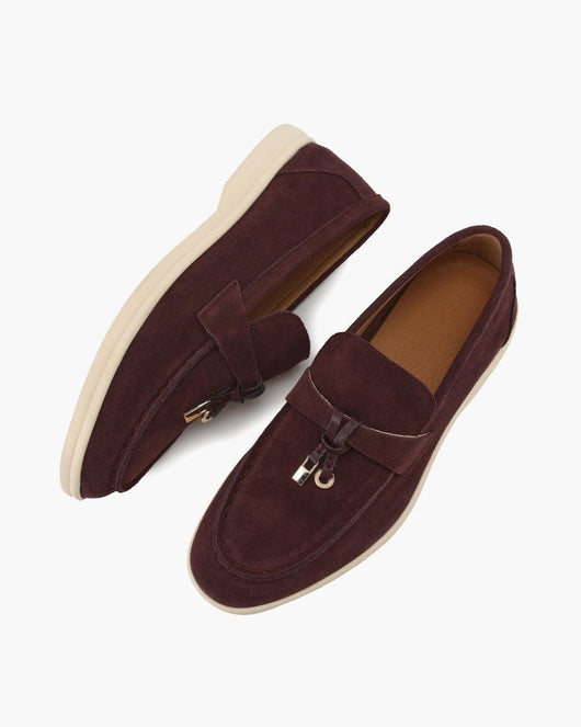 Suède lady loafers