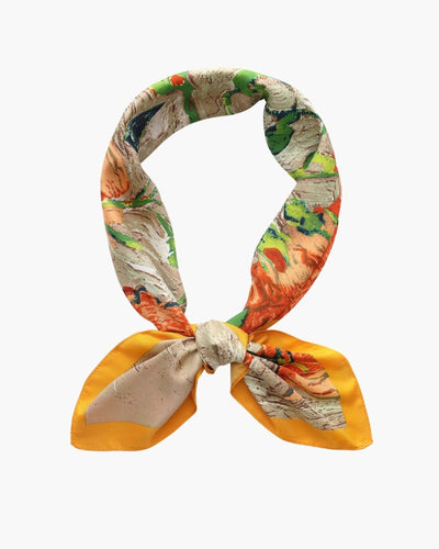 Sjaal met bloemenprint