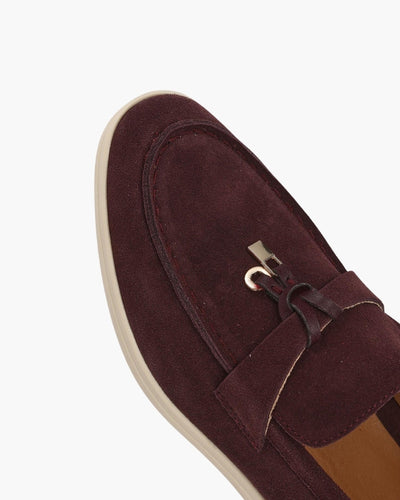 Suède lady loafers