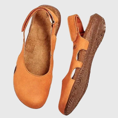 Faye comfortabele platte sandalen