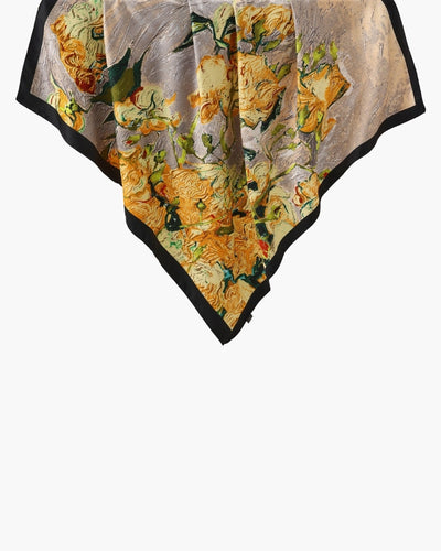Sjaal met bloemenprint