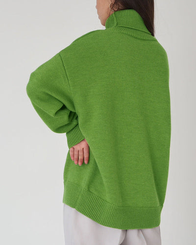Claudia | Casual oversized damestrui met hoge hals