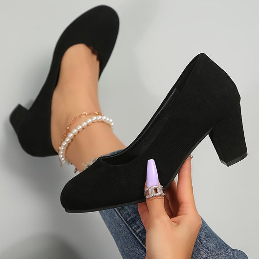 Vayda pumps met blokhak
