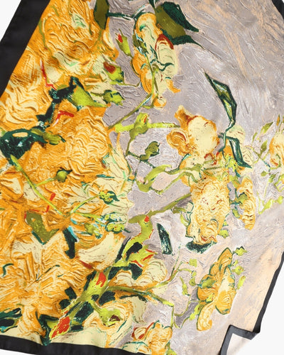 Sjaal met bloemenprint