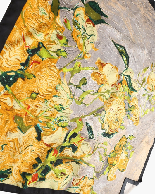 Sjaal met bloemenprint