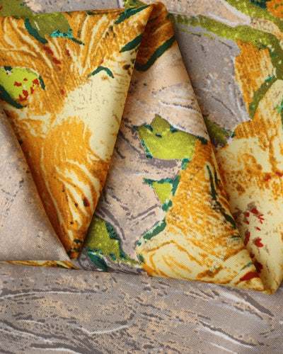 Sjaal met bloemenprint