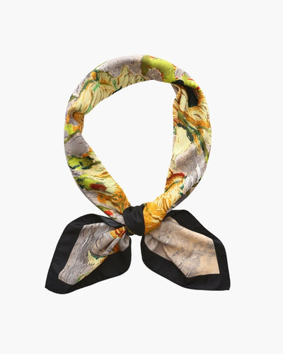 Sjaal met bloemenprint