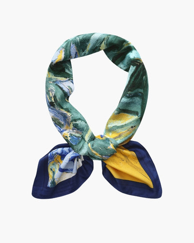 Sjaal met bloemenprint