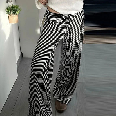 Daniela | Gestreepte relaxed dames broek voor het voorjaar