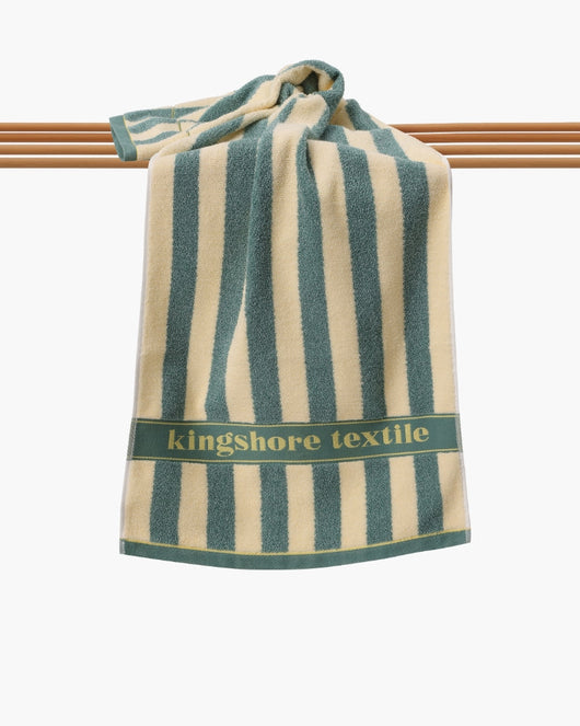 Gestreepte handdoek