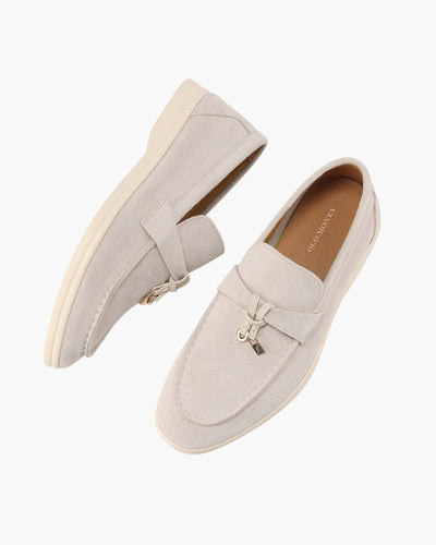 Suède lady loafers