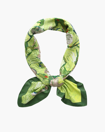 Sjaal met bloemenprint
