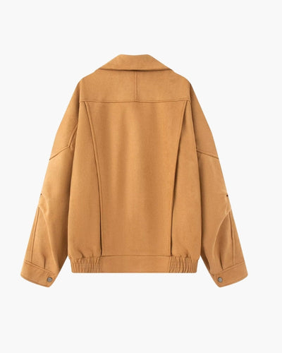 Vintage jas in suèdelook