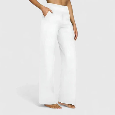 Nadine | Wijde dames loungebroek met elastische band