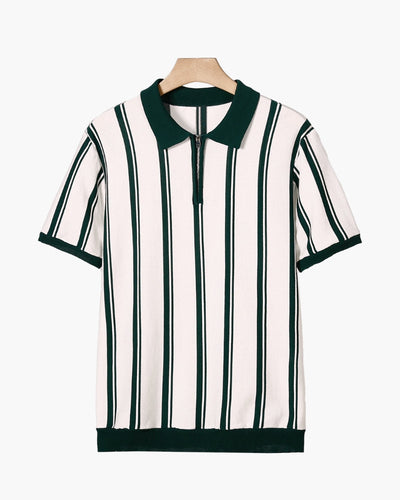 Modena polo met halve rits