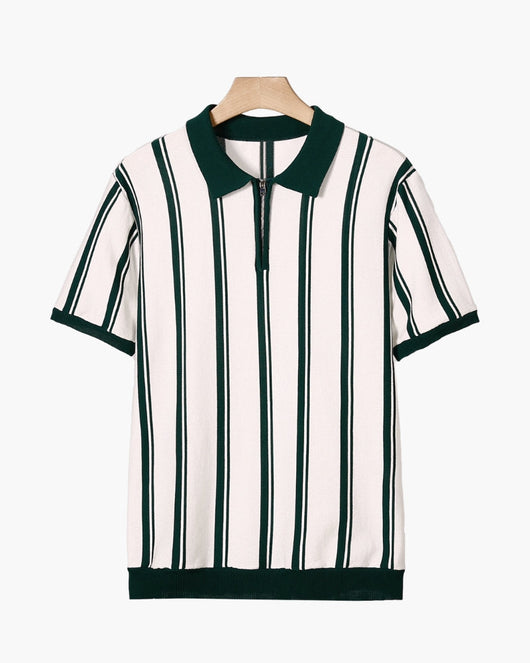 Modena polo met halve rits