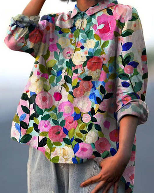 Monette bloemenblouse